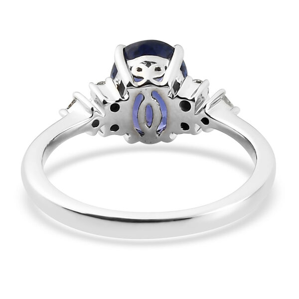 RHAPSODY - AAAA Tansanit und Diamant-Ring, VS E-F, 950 Platin  ca. 2,25 ct image number 6