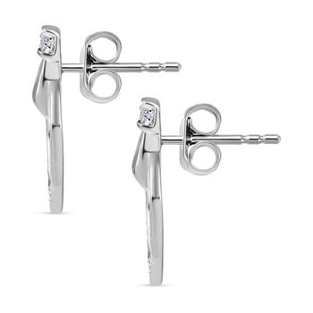 LUXURIANT DIAMOND - Lab Grown Diamant SI-GH Ohrringe 925 Silber rhodiniert ca. 0.50 ct