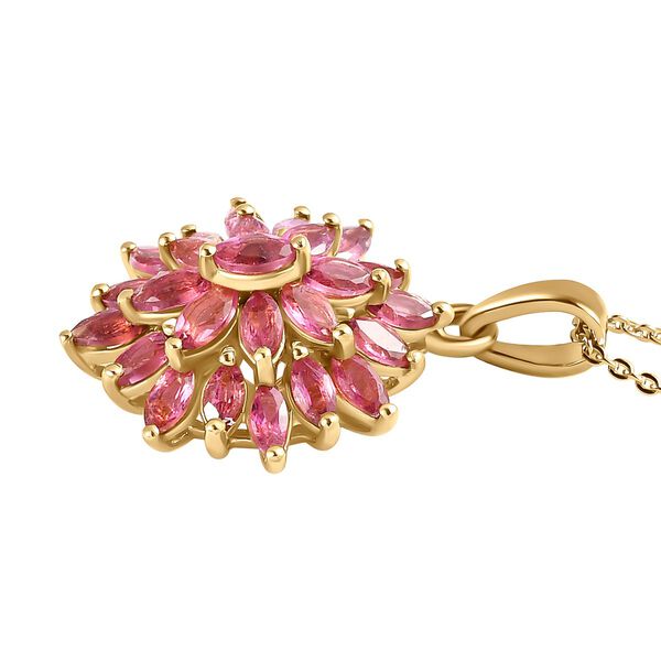 AA Rubellit Anh&auml;nger mit Kette, 50 cm - 2,10 ct. image number 4