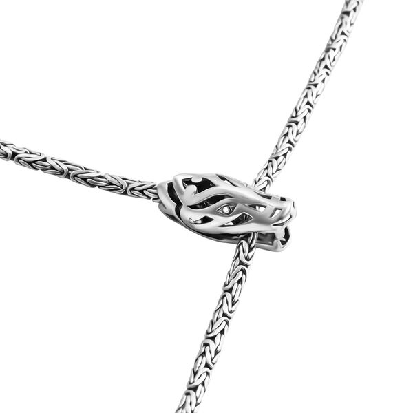 D'Joy Royal Bali - Bourbudur mit Drachen Halskette, ca. 60 cm 925 Silber ca. 30,98g image number 5