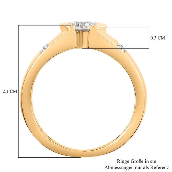 Moissanit Ring- 0,50 ct. image number 4