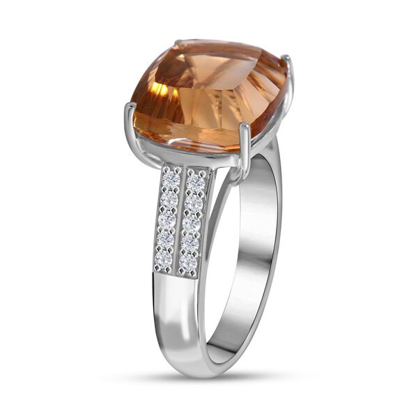 Citrin und Zirkon Cocktail Ring - 9,17 ct. image number 3