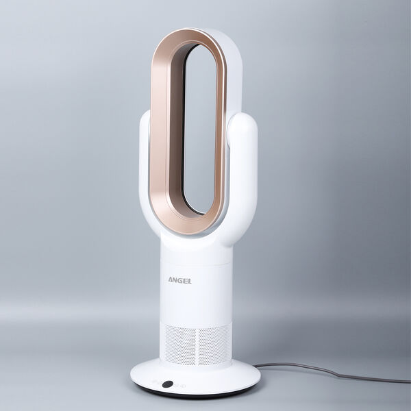 ANGEL: 3D-Ventilator ohne Lüfterflügel, 72 cm hoch, Weiß-Roségold  image number 7