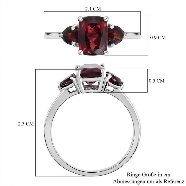 Nat&uuml;rlicher Mosambik Granat-Ring - 2,62 ct. image number 7