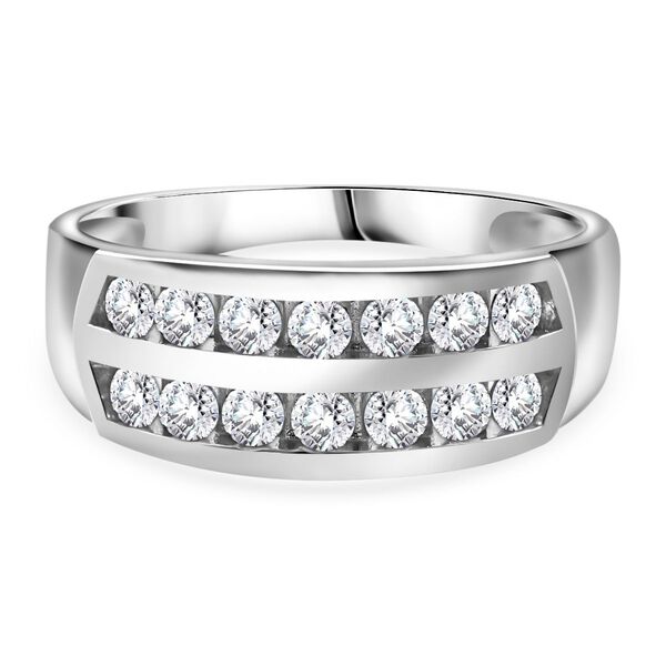 Lustro Stella - Wei&szlig;er Zirkonia Ring, 1,28 ct image number 0