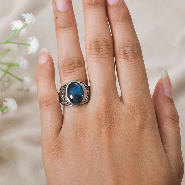 Labradorit Ring - 7,08 ct. image number 4