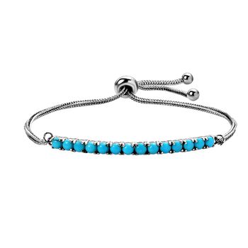 AA Sleeping Beauty T&uuml;rkis flexibles Armband - 1,86 ct.