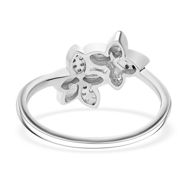 ALLORO Diamant Ring, 925 Silber platiniert image number 5