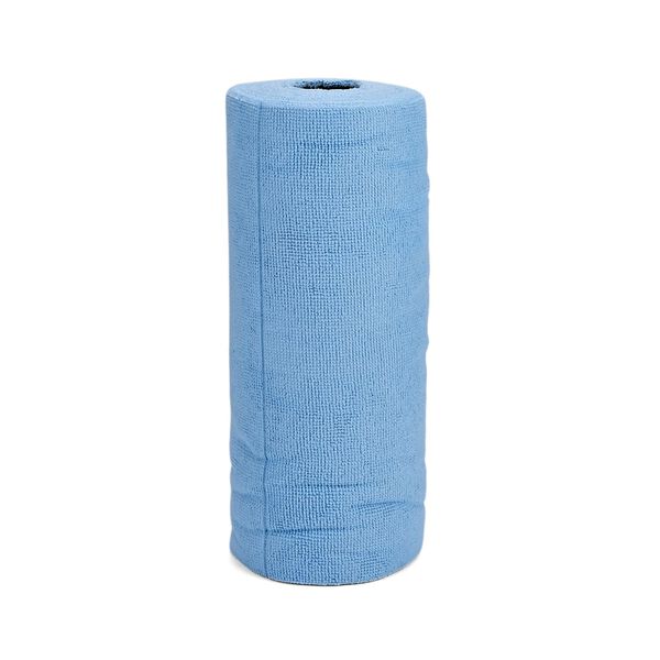 Abreißbare Mikrofaser Reinigungstuchrolle, 30 Tücher/Rolle, hellblau image number 4