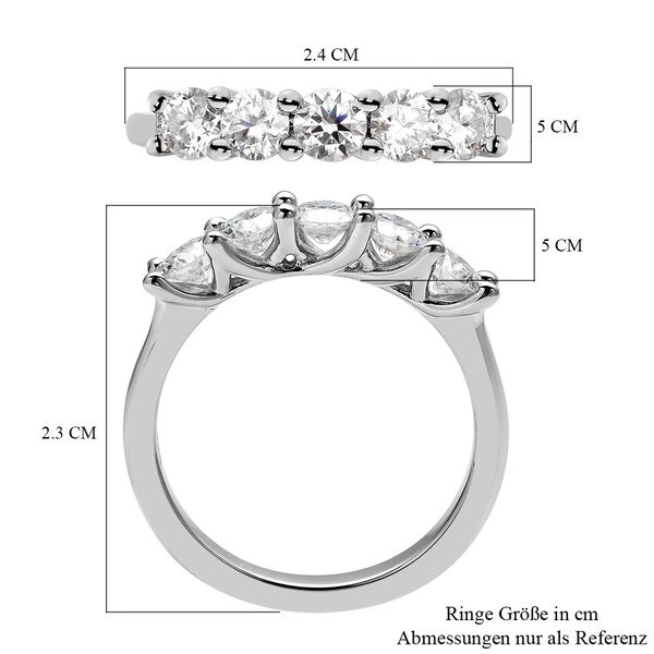 Moissanit-Ring - 1,05 ct. image number 7
