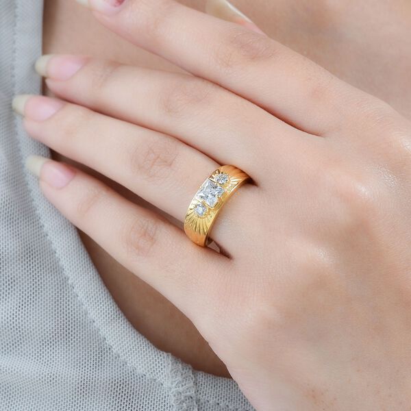 Moissanit Ring - 0,88 ct. image number 3