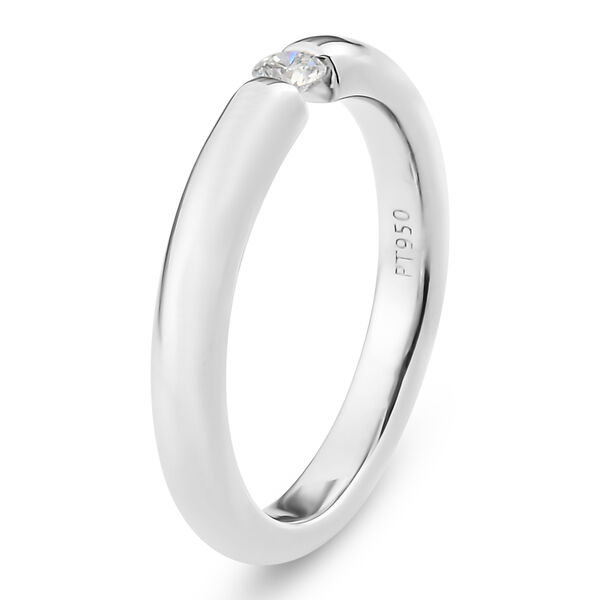 RHAPSODY Diamant IGI zertifiziert VS E-F Spannfassung Ring 950 Platin  ca. 0,10 ct image number 5