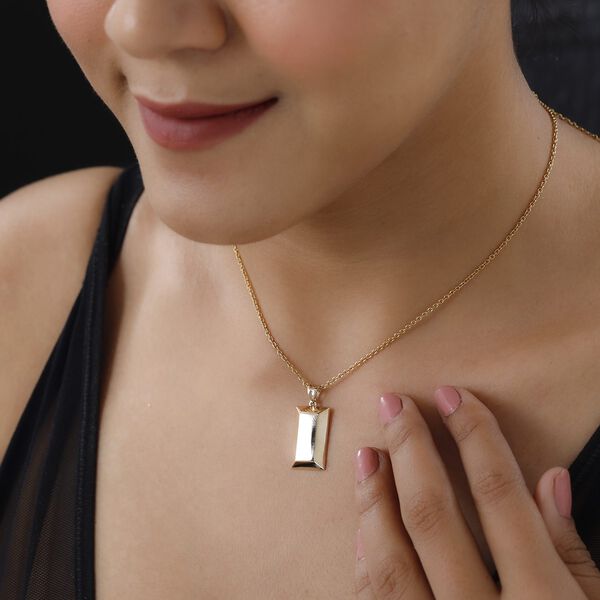 Goldbarren-Anh&auml;nger, 585 Gold, ca. 1,56g image number 2