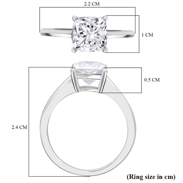 LUXURIANT DIAMOND- VS Labor Diamant Ring in 950 Platin - 2 ct. image number 6
