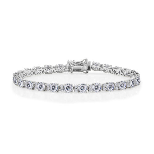 D’Joy Moissanit Armband, 925 Silber rhodiniert image number 0