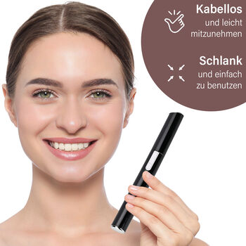 BEAUTECH elektrischer Augenbrauen-Haarentferner, Schwarz
