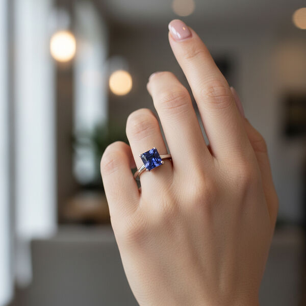 D'Joy AA Tansanit Ring - 0,63 ct. image number 2