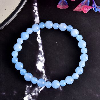 Aquamarin Armband, 19 cm - 80 ct.