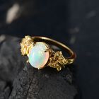 D'Joy AA Natürlicher, äthiopischer Welo Opal und gelber Saphir Ring - 1,44 ct. image number 1