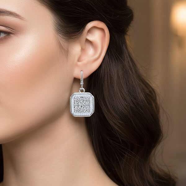 LUXURIANT DIAMOND - Lab Grown Diamant SI-GH Ohrringe 925 Silber Rhodiniert ca. 2,00 ct. image number 2