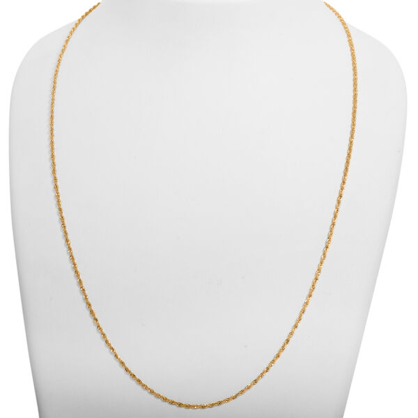 585 Gold Kordel Kette ca. 60 cm ca. 1,80g image number 3