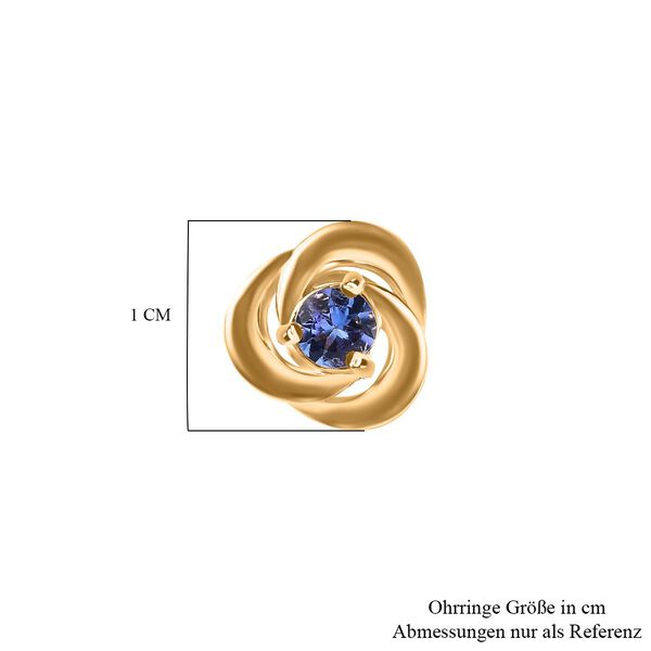 Tansanit Ohrringe - 0,53 ct. image number 6