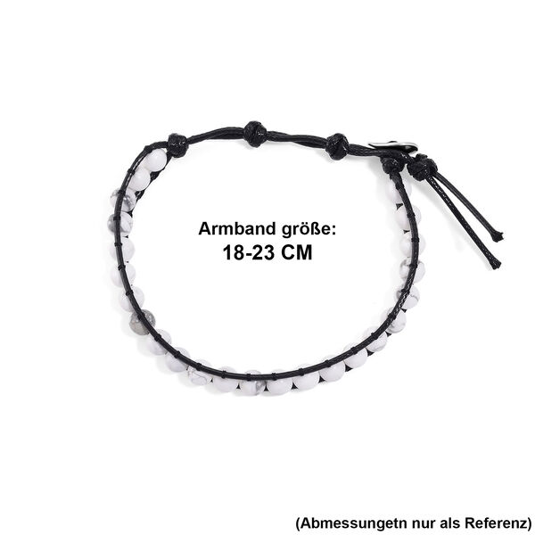 Flexibles wei&szlig;es Howlith Armband - 35 ct. image number 6