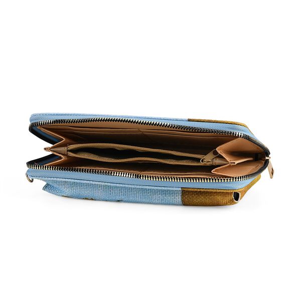 2-teiliges Taschenset - 40x12x35cm Shopper und 20x11x2cm Handytasche, Sonnenblumen von Van Gogh image number 8