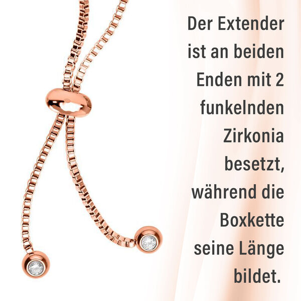 Zirkonia Extender in Roségoldton - 0,40 ct. image number 4