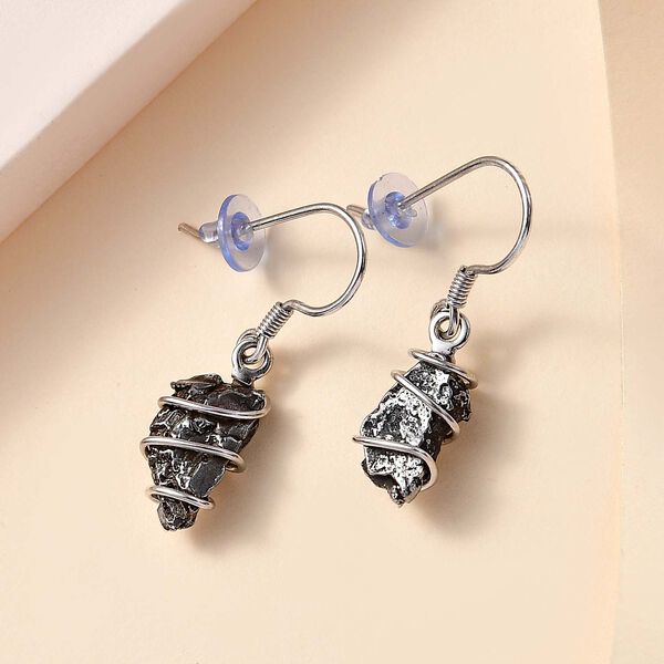 Meteorit Ohrringe - 21,80 ct. image number 2