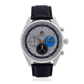 William Hunt - Echtleder-Armbanduhr im Hollywood-Glamour-Stil, 5ATM Wasserdicht, Japanisches Uhrwerk, weiß