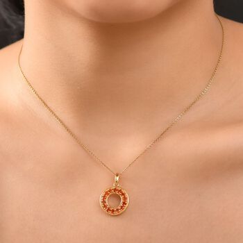 AAA Blaze-Feueropal Anh&auml;nger 925 Silber 750 Gelbgold Vermeil ca. 0.67 ct