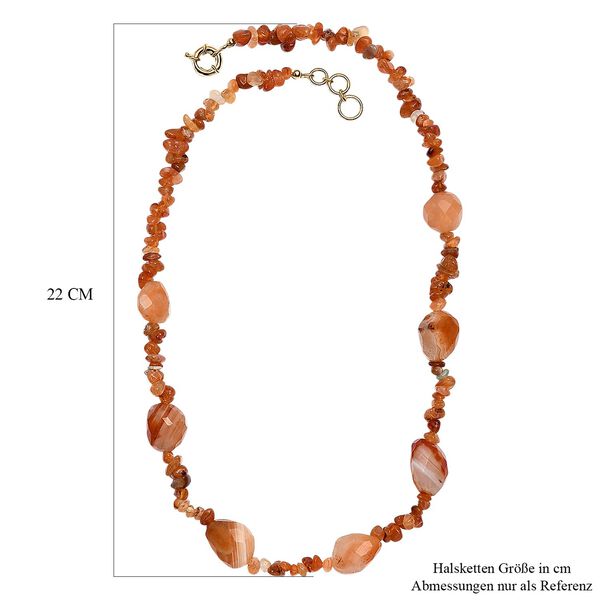 Karneol 60cm Halskette - 380 ct. image number 5