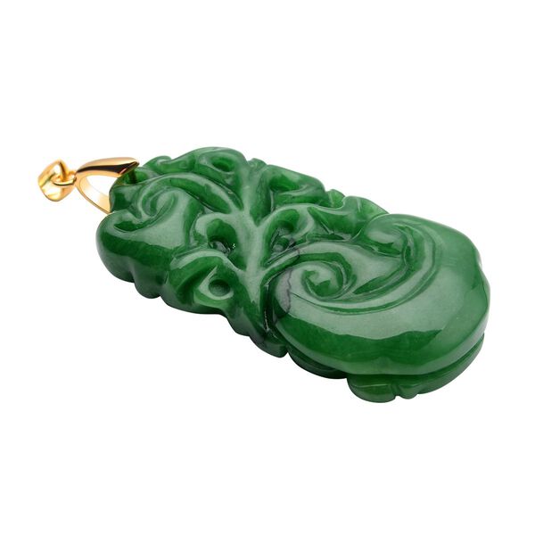 Gr&uuml;ner Jade-Anh&auml;nger - 154 ct. image number 5
