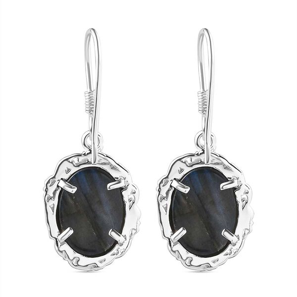 AAA Labradorit Ohrringe - 14,04 ct. image number 6