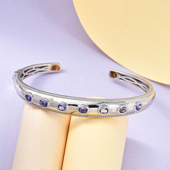 Tansanit Armreif, 19cm - 2,36 ct.