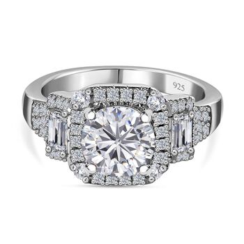 Moissanit Ring, ca. 2,13 ct