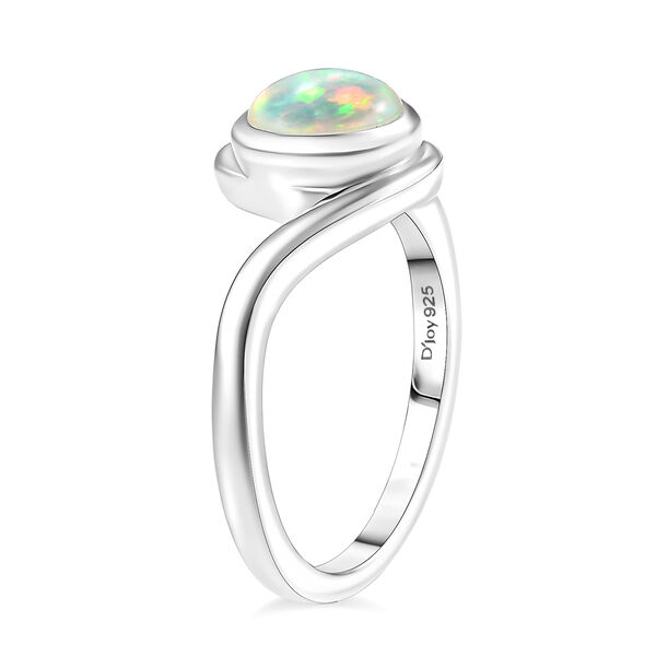 D'Joy Natürlicher, äthiopischer Welo Opal Ring 925 Silber rhodiniert (Größe 16.00) ca. 0,87 ct image number 5