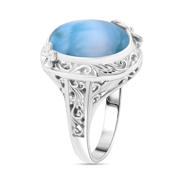 Royal Bali Kollektion- Larimar Ring - 14,23 ct. image number 3