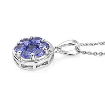 D'Joy AA Tansanit Anh&auml;nger mit 50cm Kette - 1,34 ct.