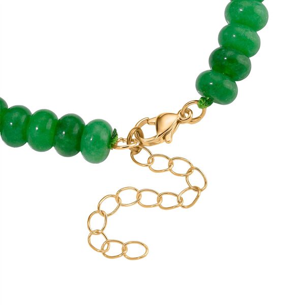 Grüne Quarzit  17+5cm Armband - 80 ct. image number 5