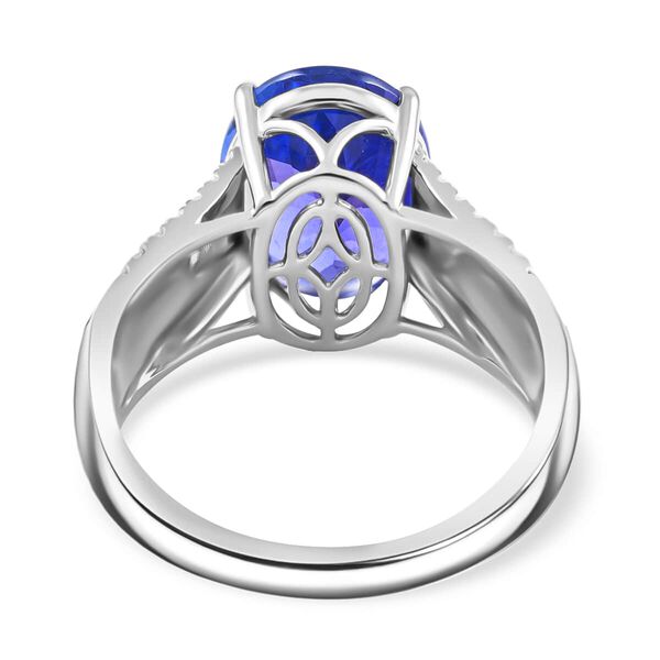 RHAPSODY zertifiziert und geprüft AAAA Tansanit und VS-EF Diamant Ring in 950 Platin - 6,60 ct. image number 4