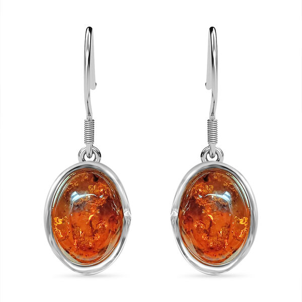 Nat&uuml;rliche baltische Bernstein Ohrringe image number 0