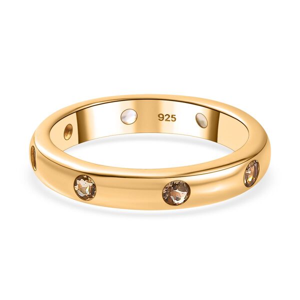 AA nat&uuml;rlicher, goldener Tansanit-Ring - 0,59 ct.