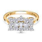ILIANA Premium zertifizierter SI GH Diamant-Boot-Ring in 750 Gelbgold- 1 ct. image number 0