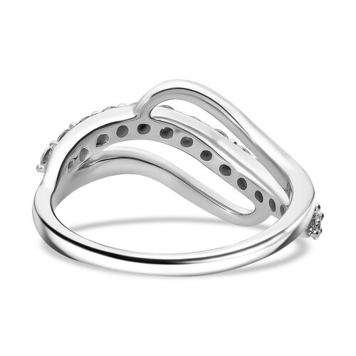 LUXURIANT DIAMOND- SGL zertifizierter SI-GH Labor Diamant Ring in 375 Weißgold - 0,50 ct. image number 3