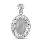Royal Bali - Regenbogen Mondstein-Anhänger, 925 Silber ca. 13.00 ct