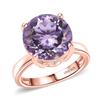 D&rsquo;Joy AA Rose De France Amethyst und Zirkon Ring - 5,94 ct.