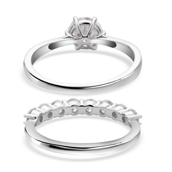 2er-Set Moissanit-Ring - 2,13 Karat. image number 7