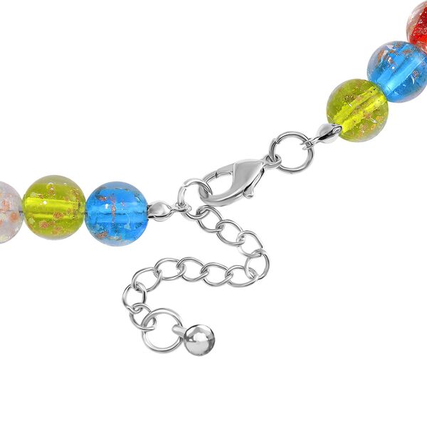 Mehrfarbige Halskette im Murano-Stil, 50+5cm image number 5